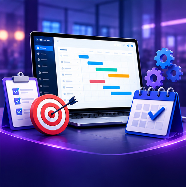 إدارة المشاريع والمهام في نظام ERP